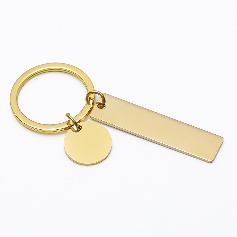 Rectangle & Round Keyring