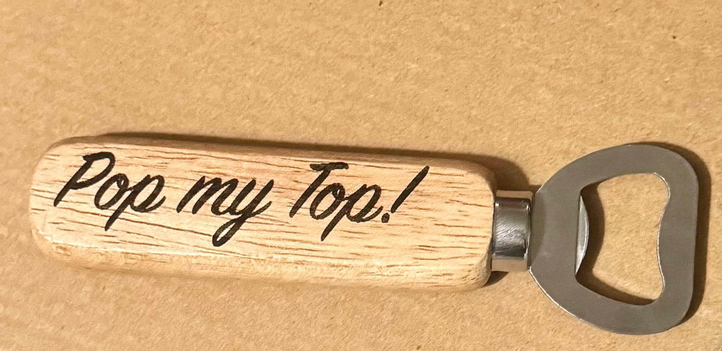 Wooden Bottle Opener
