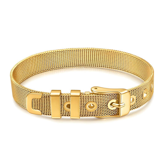 18K Gold Plated Belt Bracelet