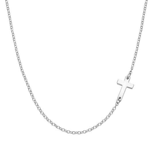 Stainless Steel, Cross Necklace