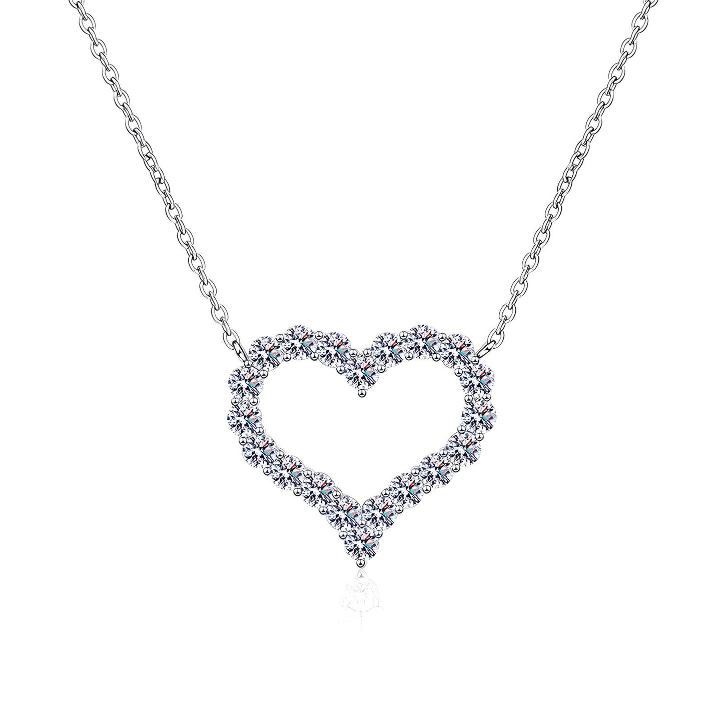 "Heart" Necklace, Stainless Steel