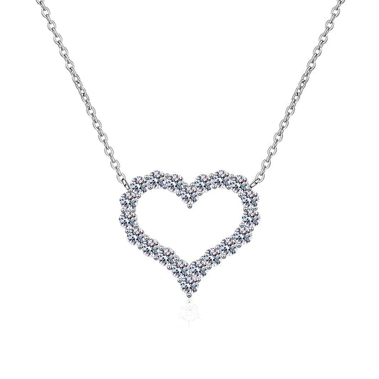 "Heart" Necklace, Stainless Steel