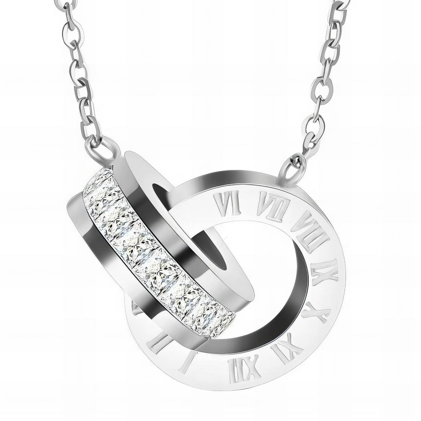 Silver Interlocking Necklace
