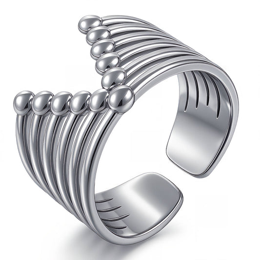 "V" Ring, Adjustable Stainless Steel