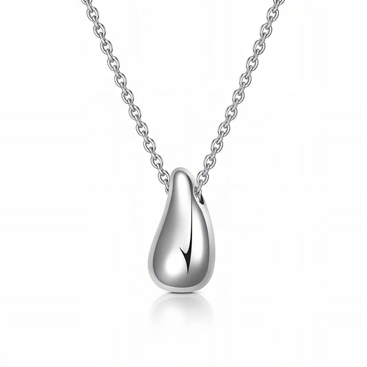'The Teardrop' Necklace, Stainless Steel