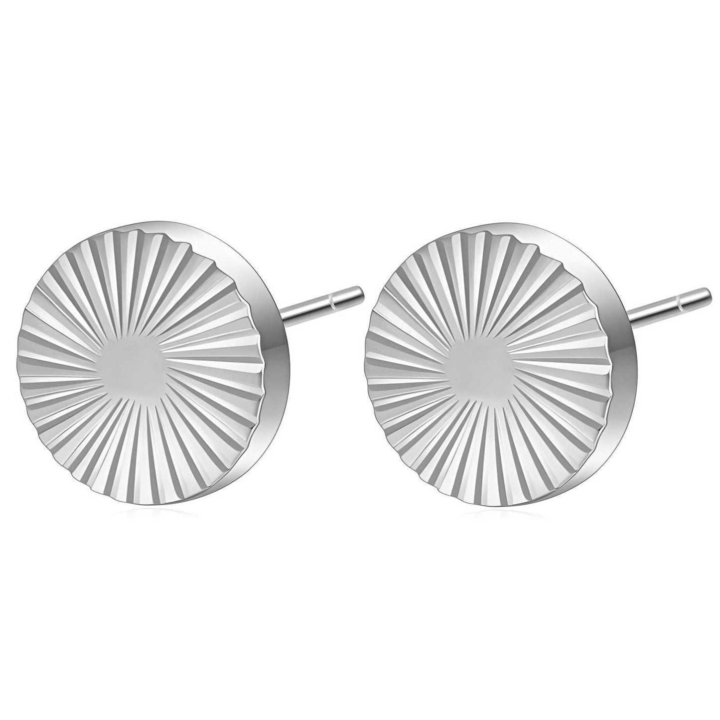 Silver Burst Earrings