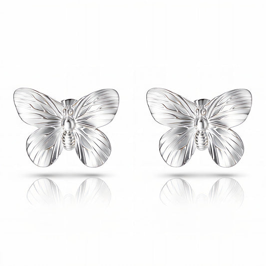 "Butterflies" Earrings, Stainless Steel